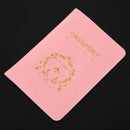 Organizer case of passport Wallets Passport Holder Pink Flower Vine G3S7