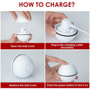 LED Glowing USB Automatic Ball Toys for Cat Pet Puppy Interactive Toys