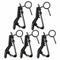 5 Pcs Ring Mini 7.5 mm Microphone Clip Holder Tie Clip Collar Clip Practica