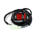 Universal 12V Motorcycle Handlebar Accident Hazard Light Switch On/Off Button Gw