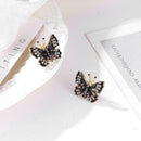 Butterfly Earrings Colorful Rhinestone Ear Studs Women Ear Jewelry X2U5 Fas G5P2