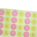 48pcs Thank You Oval Seal Labels, Stickers  for Gift Wrap, Envelopes Bags Gw