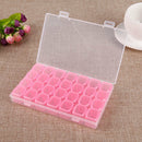 28 Slots Plastic Storage Box Nail Art Rhinestone Jewelry Beads Display Box Case