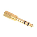 6.35mm 1/4 inch Male to 3.5mm 1/8 inch Female Stereo Lengthen Audio Adapter