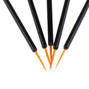 5 Pcs Ultra Fine Brush Head Empty Liquid Eye Liner Bottle Eyeliner Container