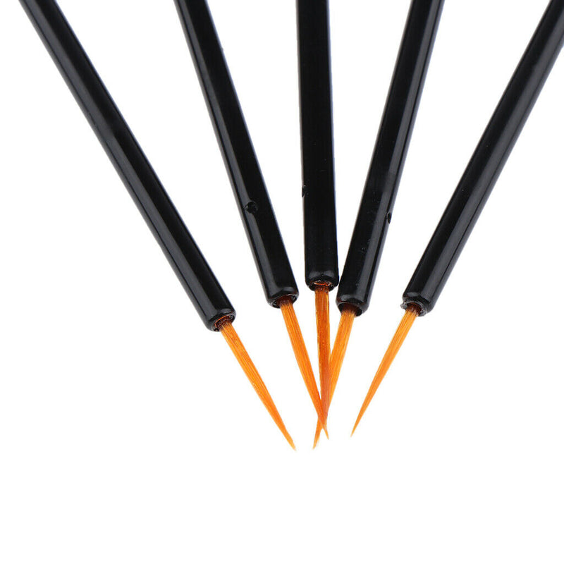 5 Pcs Ultra Fine Brush Head Empty Liquid Eye Liner Bottle Eyeliner Container