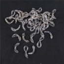 40X Chain Strap Holders Rubber Loop Ends Clear Eye Glasses Spectacle Supplies  Z