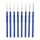 8pcs Small Crochet Hooks Needles Stitches Knitting Craft Case Crochet Handle Set