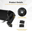 Side Mounting Bracket,Universal Work LED Light Bar Bracket Bar Side Mountin