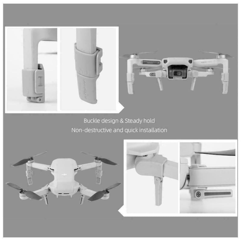Mini For DJI Mavic RC Drone Extension Legs Landing Foldable Tripod Gear Sup T7F4