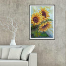 5D DIY Full Drill Diamond Painting Flowers Cross Stitch Embroidery (09)