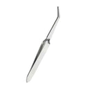 1pcs Tweezers Bent Tip Cross Locking Degree Curved Tip Cross Lock Stainless