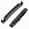 Electric Guitar Saddle Bridge Set Studs For 6-String LP Black