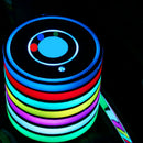 (7 Color) Car LED Colorful Water Coaster USB Charging Non-Slip Coaster NHJ LOP