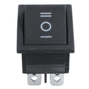 5 Pcs 6 Pin DPDT Black Button On/Off/On Rocker Switch AC 250V/15A 125V/20A J1X7
