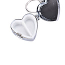 Metal Heart Travel Pill Box Medicine Container Case Storage Holder Keychain FT