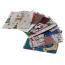 20pcs 4 Inch Mixed Christmas Medley Quilting Cotton Fabric Squares Patchwork
