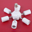 7in1 Adjustable E27 Base Socket SPlitter Light Lamp Bulb Adapter Holder Converte