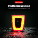 Bicycle Rear Taillight MTB Bike USB Charging Cycling Safety Warning Lamp