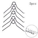 5Pcs Black V Shape Steel Compression Spring Gardening Scissors Accessorie To_
