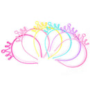 6x Crown Headbands Baby Girl Kids Hairband Hair Hoop Boho Elastic Headwear  BX