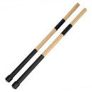 1 Pair 40CM Jazz Drum Brushes Sticks Made of Bamboo(Black) F6K3