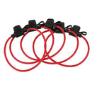 1X(5 x In-Line Mini Blade Fuse Holder Splash Proof For 12V 20A Fuses Car