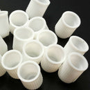 100pcs Plastic Valve Caps Tire Cap Valve Cover for Car Motorcycle White