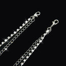 Heart Rhinestone Bra Straps 1 Pair