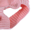 Infant Long Rabbit Ears Knitted Hat Baby Autumn Elastic Unisex Pink Cap A