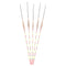 5Pcs Fishing Float Night Luminuous Tackle Glow Stick Wood Accessories With Lead