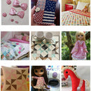 50PCS 10x10cm DIY Square Floral Cotton Fabric Patchwork Cloth For Craft Sewing