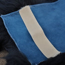 12x8" Black Car Sheepskin Center Console Armrest Box Cover Mat Pad Wool Cushion