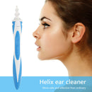 2pcs Spiral Earwax Remover Earpick Manual Rotating Ear Cleaner with 32 Tips