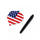 15pcs nylon dart shafts and 15pcs nice pattern darts flights dart accessorie B3C
