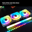 120mm 6Pin RGB Chassis Cooling Fan 5V 3Pin ARGB Quiet Radiator Heatsink Cooler