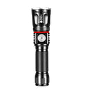 L2+COB LED Flashlight Light USB Rechargeable Telescopic Zoomable Magnetic Torch