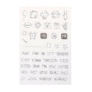 Transparent Clear Stamp DIY Silicone Seals Scrapbooking Card 36