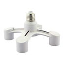 Porcelain Four Head Light Bulb Socket Splitter E27 BaseH Edison D3R0