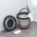 Bucket Portable Bucket For Fishing Folding Collapsible Bucket Car Wash Outd