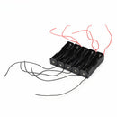 5pcs Black Battery Storage Box Case Holder for 3.7V18650x1 Batteries New
