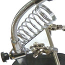 New 3.5x12x 3rd Helping Hand Magnifying Soldering LED Iron Stand Lens Magni