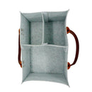 Multi-function Portable Baby Diaper Storage Bag Felt Mummy Nappy Organizer