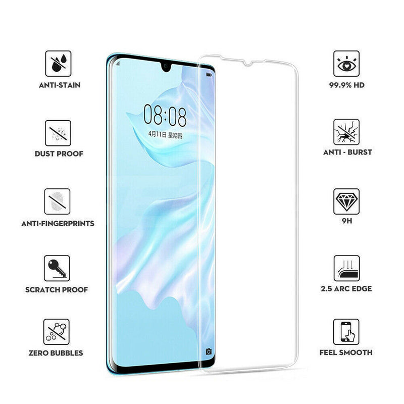 1pc Smart Screen Protector Tempered Glass Film Full Cover For Huawei P30 Lite