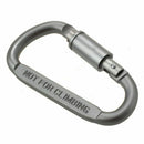 8 PCS Aluminum D-Ring Locking durable Strong and Light Large Carabiner Clip A2F4