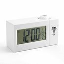 Digital LED Projection LCD Voice Talking Clock Alarm Time Temperature Projector