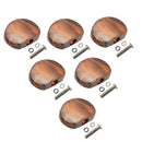 6 Pcs Coffee Guitar Tuning Pegs Keys Button Tuners Machine Heads, Premium