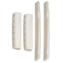 2 Sets Split Bridge Nut DIY Accessories for 6-String Acoustic Guitar