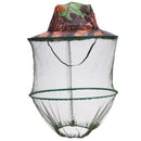 Camouflage Mosquito Net Fishing Hat Bee keeping Insects Prevention Cap