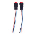 2x Motorcycle hazard light switch warning flasher emergency signal w/3 wires LJ